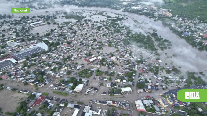Poza Rica Rio Tuxpan inunda