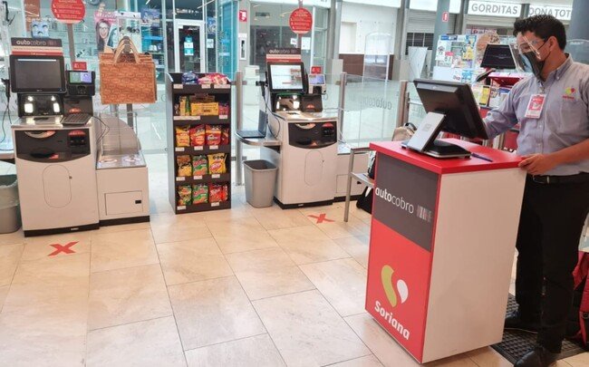 Soriana caja de autocobro